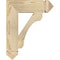 Ekena Millwork Legacy Arts & Crafts Rough Sawn Bracket, Douglas Fir, 4"W x 16"D x 20"H BKT04X16X20LEC03RDF - alternate 4